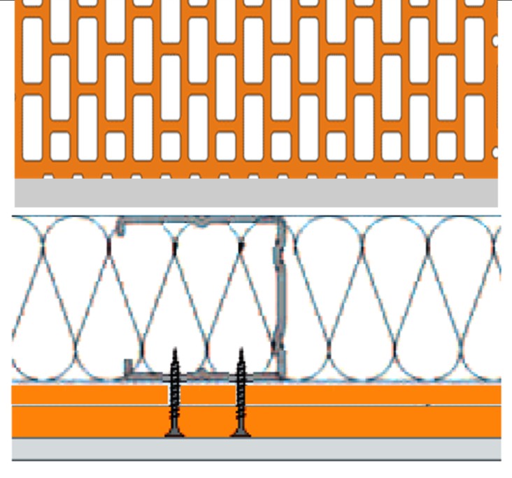 Risultati di fono isolamento pareti divisorie tra unità immobiliari isolamento acustico di pareti in cartongesso Spessore totale = 120,0 mm MAXXIPHON tipo 10 10,0 mm R w = 57 db Profilo metallico