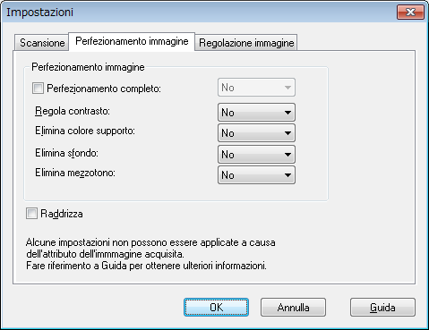 Modifica delle impostazioni 5 5.3 Regolazione della qualità delle immagini In questa sezione viene spiegato come regolare la qualità delle immagini di un documento caricato.