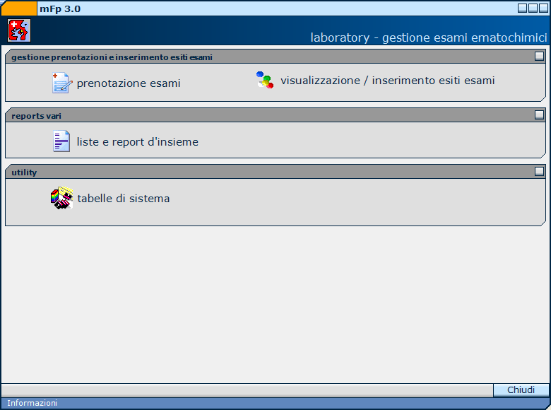 Piattaforma software mfp MANUALE UTENTE DELL APPLICATIVO LABORATORY Introduzione Il presente manuale ha l obiettivo di presentare le funzionalità dell applicativo AGENDA inserito nella piattaforma