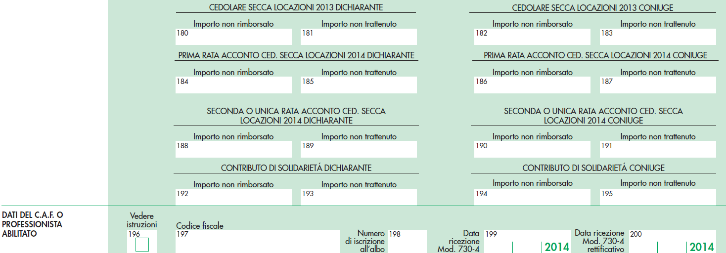 SI INDICA IL MOTIVO PER IL QUALE IL CONGUAGLIO NON È STATO EFFETTUATO OVVERO NON È STATO COMPLETATO.