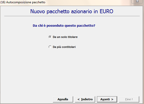 Il passo successivo consiste nella la compilazione dell elenco soci vero e proprio, ipotizzando che il capitale sia suddiviso come segue: - 60.000 euro in proprietà a Refelato Radames; - 60.