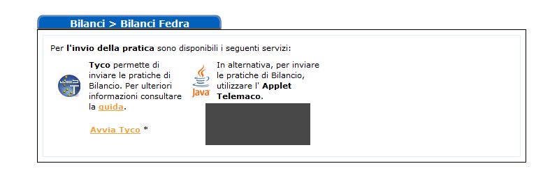 7.2 Tramite strumento Telemaco Per effettuare la trasmissione per via telematica, occorre connettersi al sito http://webtelemaco.infocamere.