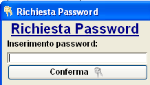 Per ripristinare lo scontrino bisogna inserire la password come prima e cliccare su Yes nella conferma di ripristino.