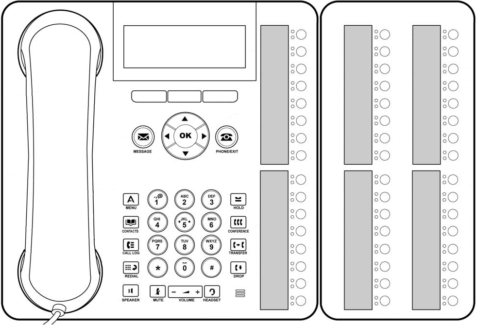 1.4 Moduli pulsanti I telefoni 1416 e 1616 supportano delle unità aggiuntive chiamate moduli pulsanti.