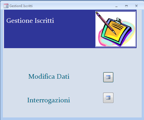 Le Maschere Come già detto, in Access è possibile creare applicazioni complete per gestire i dati contenuti in un database.