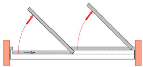 SISTEMA DI SFONDAMENTO PER ANTE SCORREVOLI E PARETI LATERALI Il kit di sfondamento dell anta scorrevole KBS1E contiene 2 profili in alluminio anodizzato argento (eventualmente da verniciare come l