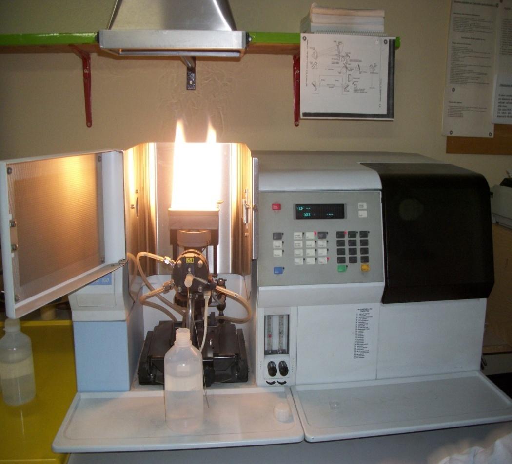 Assorbimento Atomico Serve per l'analisi dei metalli in un campione.
