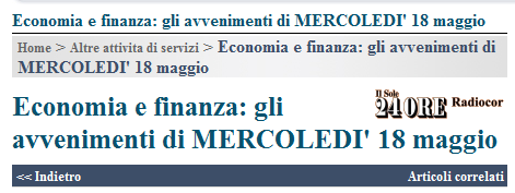 Roma: incontro stampa di presentazione dei risultati della ricerca "Sentiment del mercato immobiliare", realizzata dal Dipartimento di economia - Universita' di Parma in collaborazione con