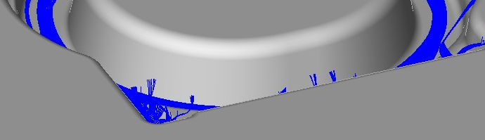 CimatronE Ripresa Caratteristiche tecniche Parametri x l Alta Velocità - Strategia a Z-Costante + Lungo il