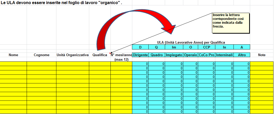 Il FORMAT COMAP è un fil xcl costituito da 10 fogli di lavoro.