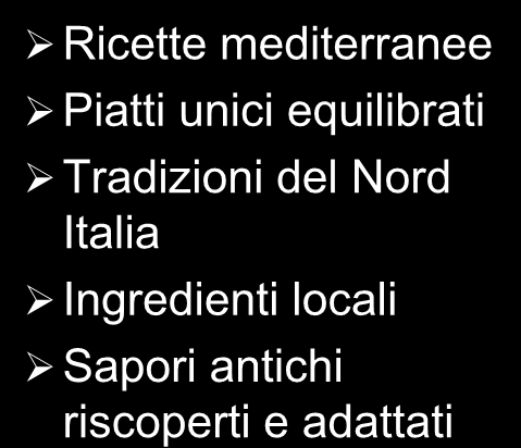 Tradizioni del Nord Italia Ingredienti