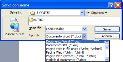 dal menu FILE -Imposta pagina -(da modificare e adattare per ogni progetto proposto: orizzontale, verticale, margini