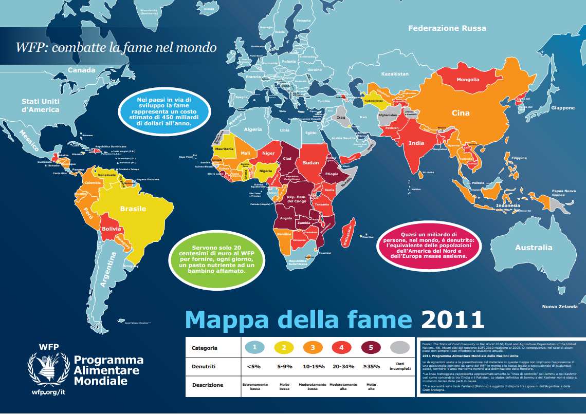 IL CONTESTO Malnutrizione. Cosa succede nel mondo. Circa 1 miliardo di persone al mondo deve lottare per trovare il cibo necessario a condurre una vita sana e produttiva.