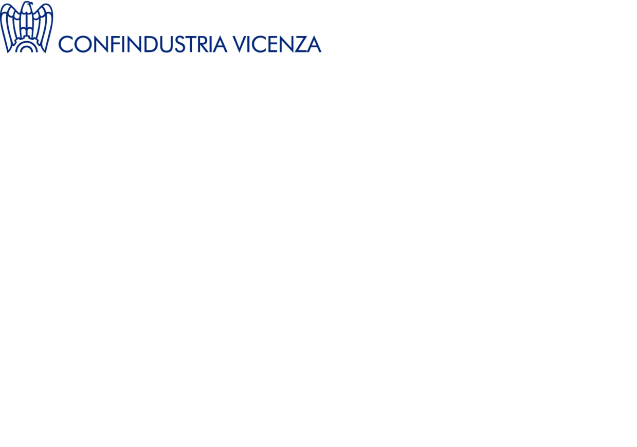 CONFINDUSTRIA Vicenza rappresenta le imprese del territorio vicentino, conta 2.147 imprese associate per un totale di oltre 86.000 addetti.