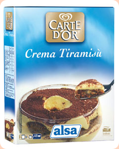 Crema per Tiramisù Codice articolo 6397 6x0,54 kg Preparato in polvere per Tiramisù. La nostra migliore ricetta di sempre: con ingredienti selezionati.