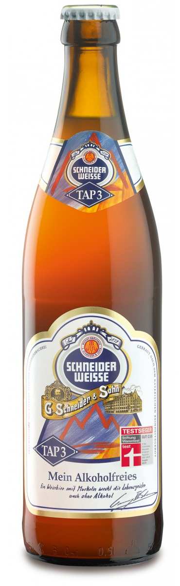 MEIN ALKHOLFREIES TAP 3 Weissbier GRADO ALCOLICO: 0.5 % 6-7 C Alta In breve Per non rinunciare al gusto di una vera weizen anche quando non si può assumere alcool.