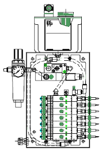 MC-EL-3P-4P-5P-6P-7P l unita e fornita completa di: the unit is supplied complete of: serbatoio 1.2 l o 2.2 l reservoir 1.2 l or 2.