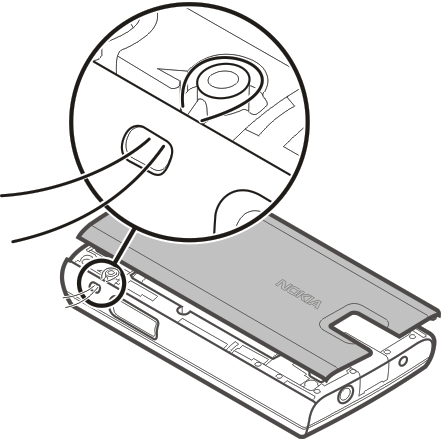 Operazioni preliminari 13 Aprire la cover del connettore USB e collegare il cavo USB al dispositivo.