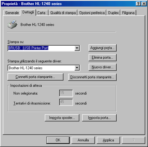 Fase 5 Impostazione della porta della stampante del PC 1. Dopo il riavvio del PC, fare clic su Avvio e selezionare Impostazioni, quindi Stampanti. 2.