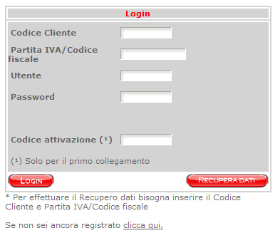 2 Successivamente cliccare il link Prestiti, Carte di Credito &