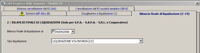 Modalità di deposito con Approvazione Espressa del Bilancio Finale di liquidazione (Non ancora decorsi 90 giorni dall iscrizione del Bilancio Finale di Liquidazione al R.I.