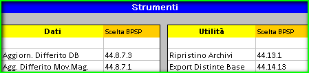 Stampe Fiscali Statistiche e stampe di utilità Strumenti