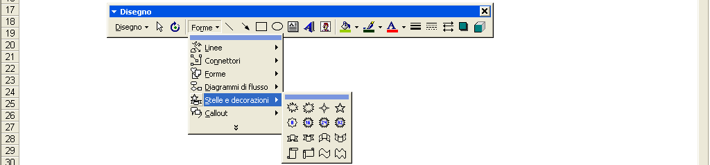 tipi di connettori disponibili. Quando si sposta un oggetto connesso, il connettore si adatta automaticamente.