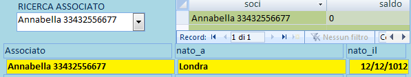 Nella pagina omnicomprensiva, invece, la transazione come datore e/o come lavoratore è filtrata sul socio selezionato nella maschera principale.