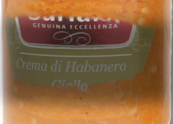CREMA DI HABANERO GIALLO Peperoncino habanero giallo 92%, olio extravergine di oliva, sale.