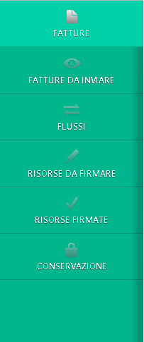 Di seguito il dettaglio delle funzioni: In questa sezione si trovano tutte le fatture che sono state inviate.