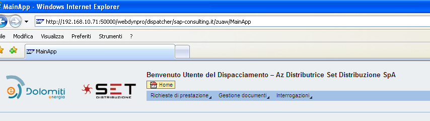 E obbligatoriamente richiesto a questo punto il cambio di password; la nuova password potrà essere costituita da lettere maiuscole/minuscole e da numeri e sarà di opportuna lunghezza (5 caratteri