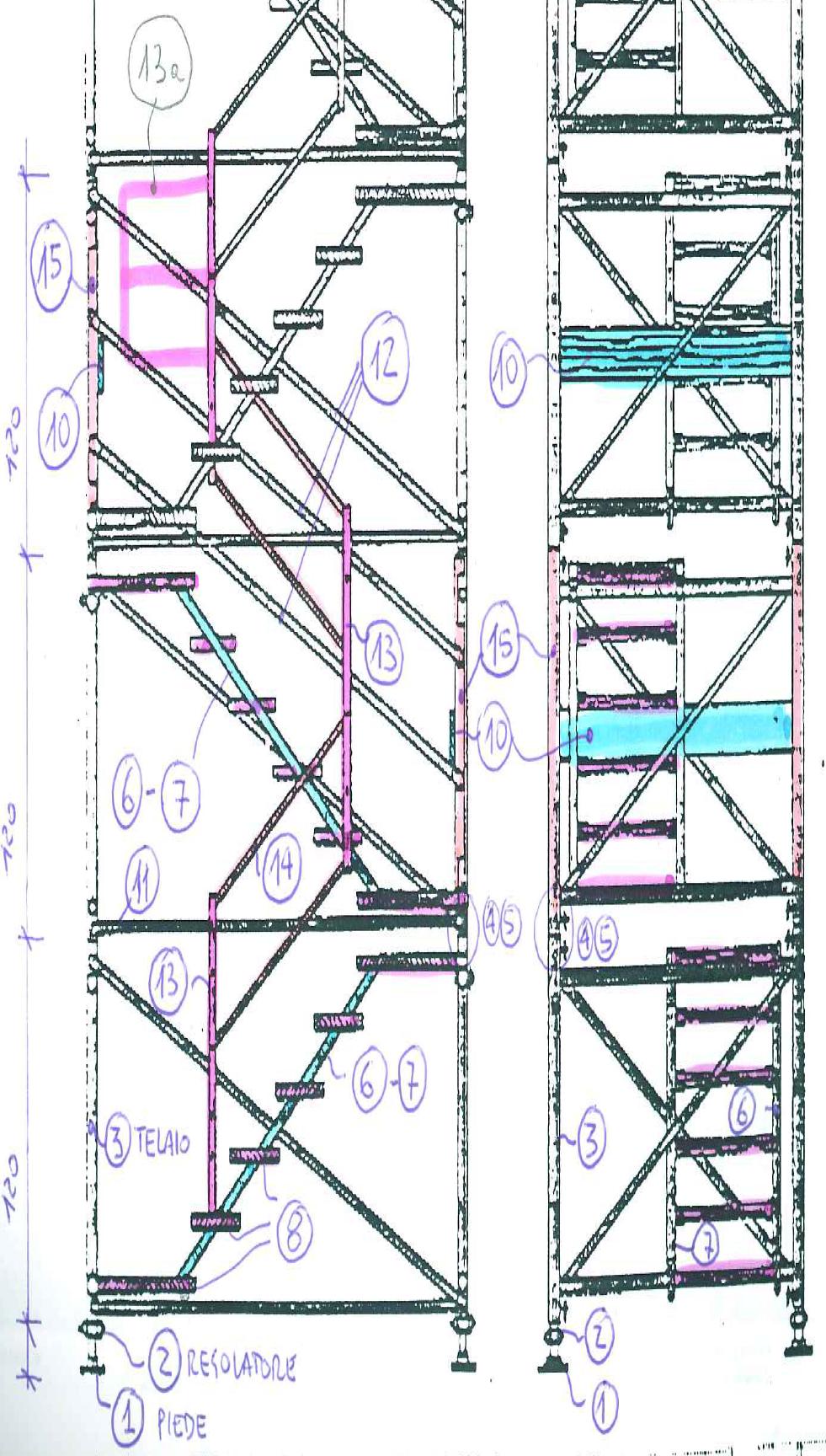 SCALA DOKA 45 15-mag-11 Cantiere: Capocantiere: Durata d'impiego: Fotografia Pos. Cod. DOKA Descrizione Q.