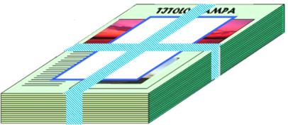 È possibile inserire elementi di diversa dimensione a patto che il rapporto dimensionale fra altezza e larghezza abbia un rapporto minimo pari a 0,8.