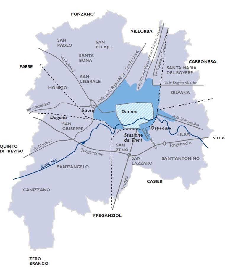 Analisi del Territorio La divisione del territorio in zone Zona Fuori Mura Zona Cintura Urbana Territorio 55 kmq circa Abitanti 83.000 circa Utenze 46.