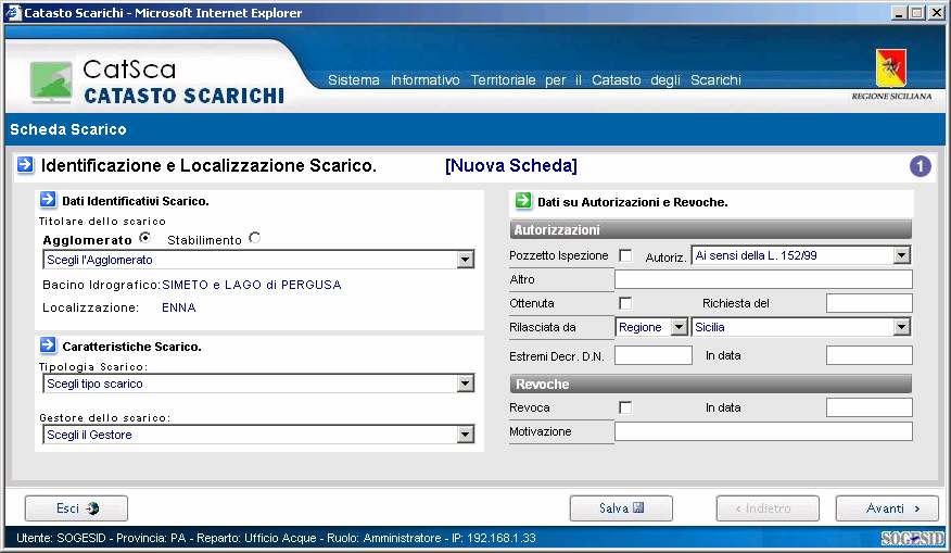 MANUALE UTENTE 1. Posizionarsi sull area della mappa in cui dovrà essere posizionato l elemento.