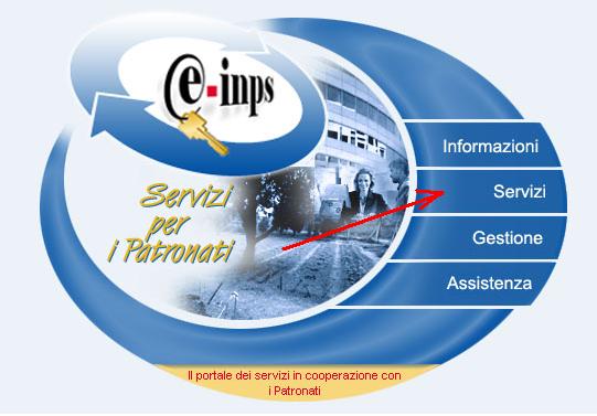 Figura 22 Servizi per il patronato A questo punto, selezionando il link su Servizi vengono richiesti i dati di autenticazione (Identificativo utente e PIN).