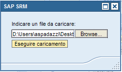 Per effettuare l upload del file modificato, è necessario entrare in modifica della Richiesta d Offerta a sistema. In tal modo si attiva il pulsante Importare.