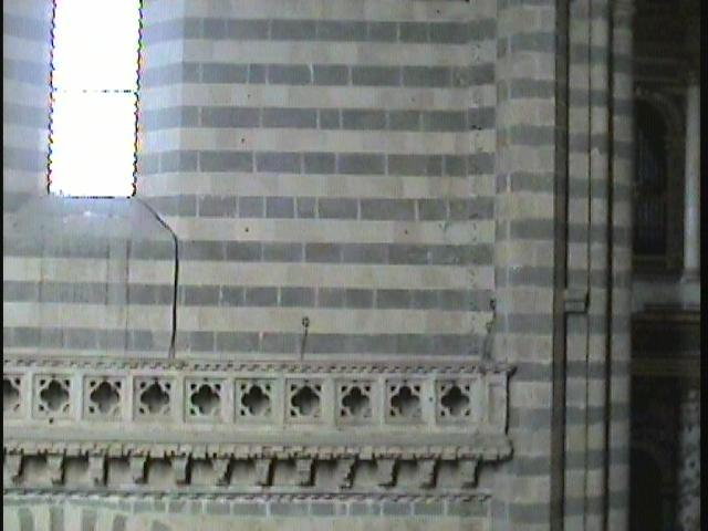 Rilievo Termografico e Laser della Navata Centrale del Duomo di Orvieto il rilievo del quadro fessurativo : Termografia muratura della