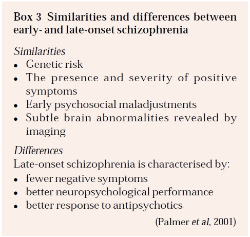 Quadro clinico delle psicosi nell anziano Schizofrenia ad esordio tardivo (Late Onset Schizophrenia LOS) Deliri di persecuzione, di