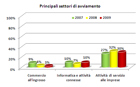 Settore In quale settore sono stati assunti?