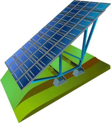 L energia solare ad effetto fotovoltaico Pannello solare Tubo metallico trasformatore si