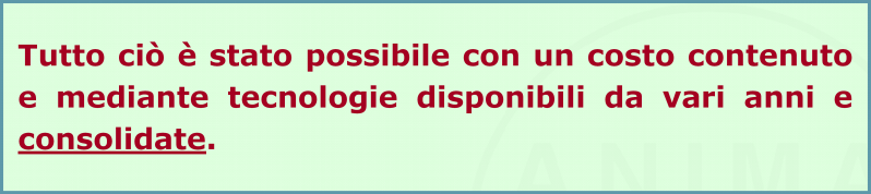 Tutto ciò è stato possibile con un costo contenuto e