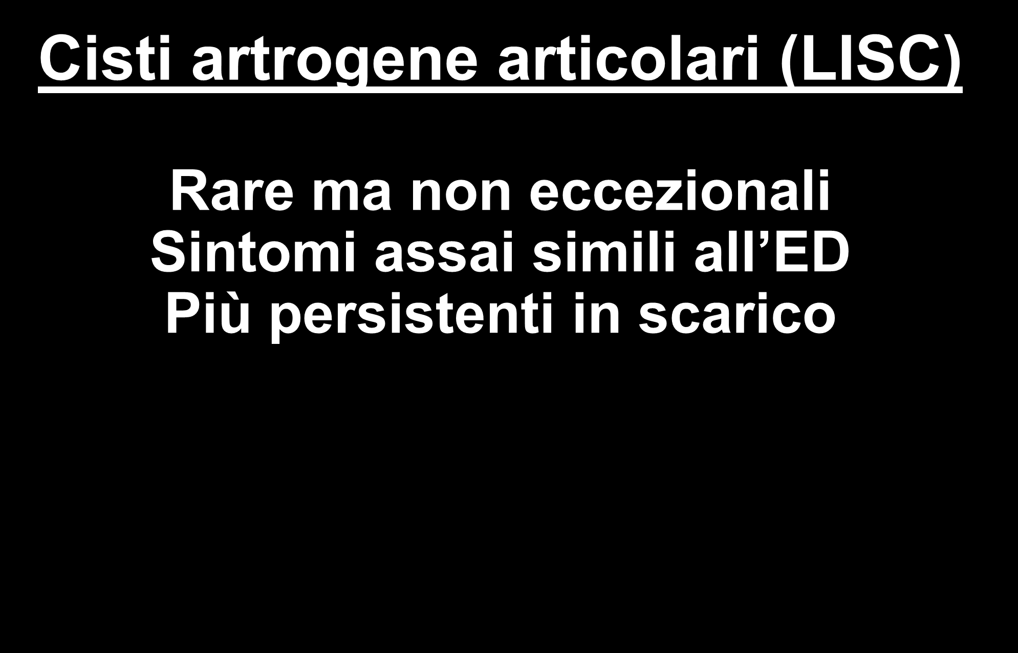 Cisti artrogene articolari