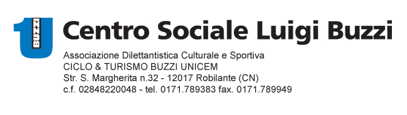 Comitato di Cuneo L A.S.D. CICLO&TURISMO Buzzi Unicem propone per la 20^ edizione e per prima volta una doppia formula per la Cicloturistica 2016.