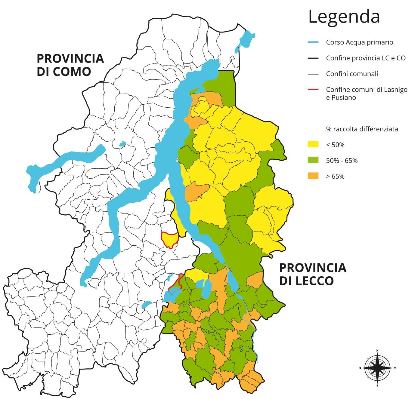 MAPPATURA DEI COMUNI SOCI DI SILEA IN BASE