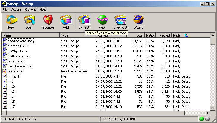 Nome del file Dimensioni del file originali Dimensioni dei file compressi Esercizio 3: Estrarre un file zip Estrarre tutto il contenuto del file C:\temp\primo.