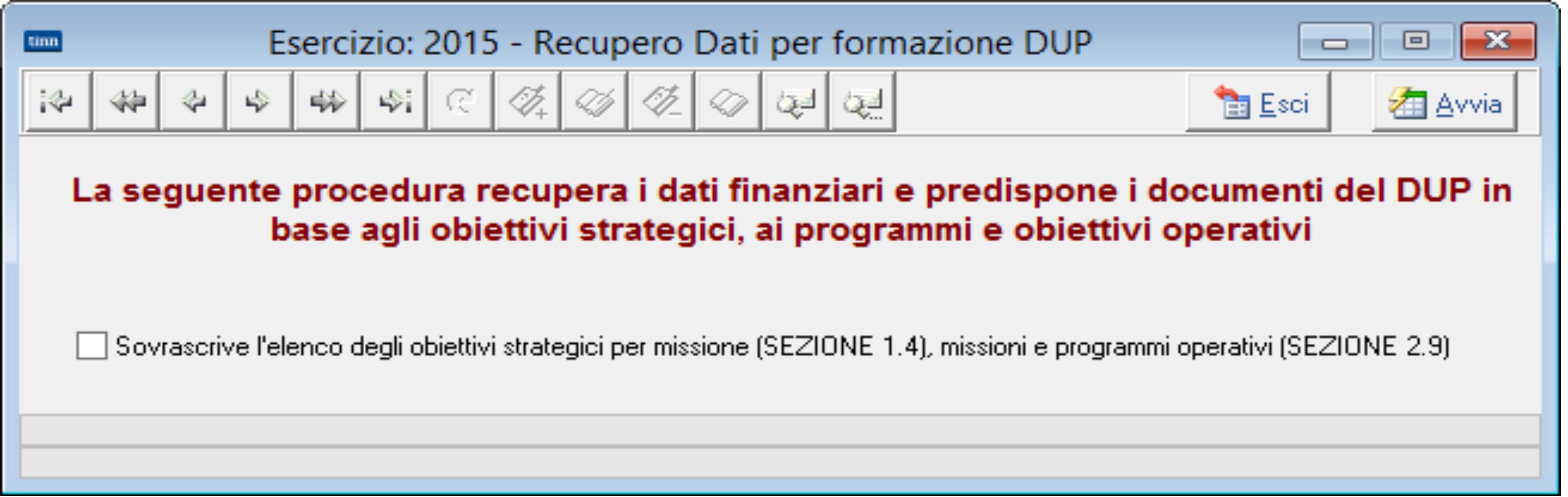 Può essere eseguita più volte sia per aggiornare i dati contabili, sia per recuperare il formato originale del documento. N.B.