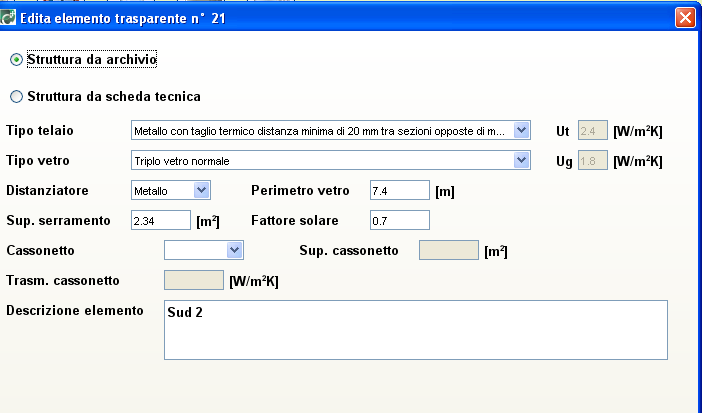 Inserimento elemento trasparente 43 Non vi sono cassonetti