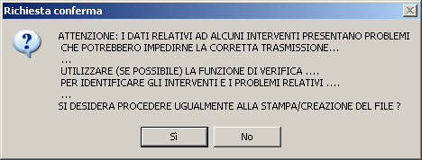 Il programma provvede ad eseguire le seguenti due operazioni contestuali: generazione di un report dettagliato contenente in forma leggibile l insieme delle informazioni che saranno inserite nel file