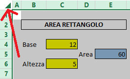 Bloccare le celle non di input Possiamo proteggere un foglio in modo che solo le celle di input risultino accessibili mentre se provo a modificare le altre (ad esempio una contenente una